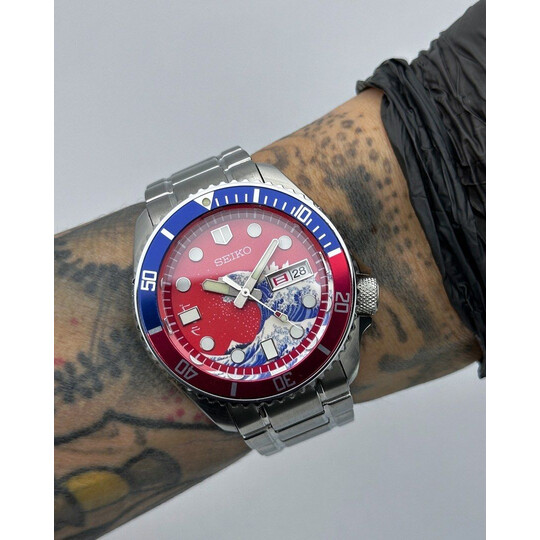 Custom Seiko Mod • Godzilla SKX Flat Sapphire • 42mm